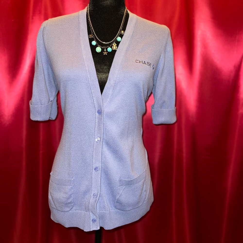 Chase Bank Blue Uniform Sweater